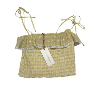 NWT LoveShackFancy Renada top. Small